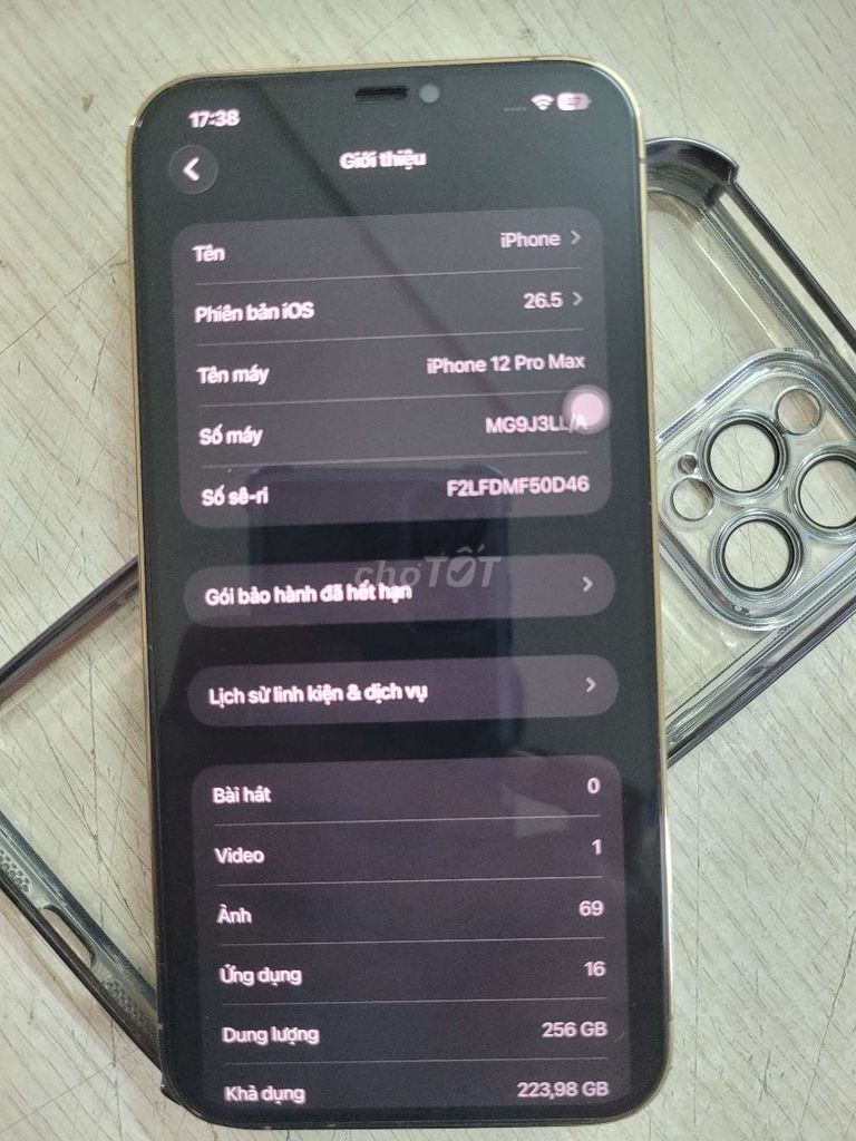 12promax 256gb làm rớt sọc màn mất face id. Mua bán Điện thoại tại Huyện Hóc Môn Tp Hồ Chí Minh được đăng bởi Nguyễn Nam hình 1