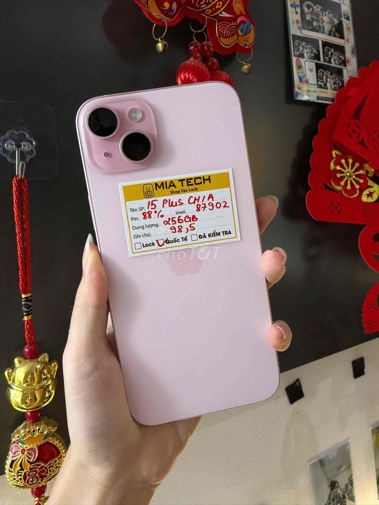 Apple iPhone 15 Plus 256GB Hồng Pastel. Mua bán Điện thoại tại Quận Ba Đình Hà Nội được đăng bởi Huy Trần hình 1