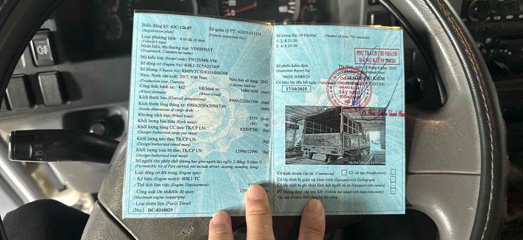 cần bán  isuzu 8t2. Mua bán Xe tải, xe ben tại Huyện Đức Huệ Long An được đăng bởi Phu Pham hình 2