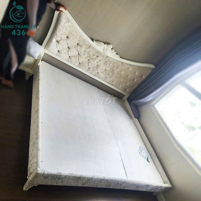 Giường Ngủ Tân Cổ Điển Khung Gỗ Bọc Nệm Đẹp 90%. Mua bán Giường, chăn ga gối nệm tại Quận Tân Phú Tp Hồ Chí Minh được đăng bởi Công Ty TNHH TM DV INKPRO hình 1