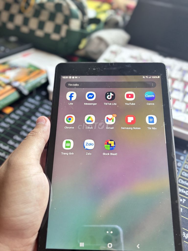 Samsung Galaxy Tab Đen Mỏng nhẹ. Mua bán Máy tính bảng tại Quận Ngô Quyền Hải Phòng được đăng bởi Dang Hiep hình 1