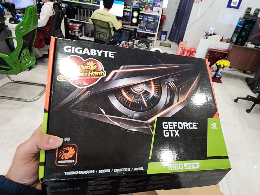 Vga GTX 1660 Super Gigabyte Gaming OC 6GD6