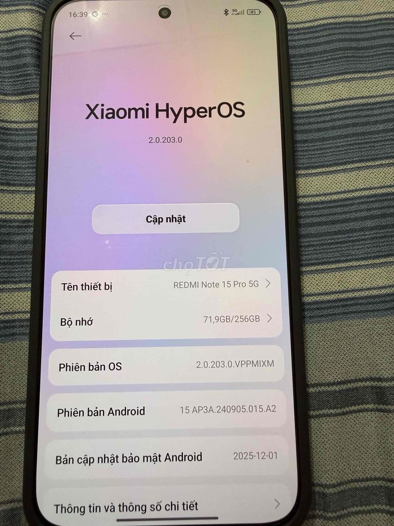 Xiaomi Redmi Note 15 Pro 5G 256GB Đen. Mua bán Điện thoại tại Quận Tân Phú Tp Hồ Chí Minh được đăng bởi quoc hình 1