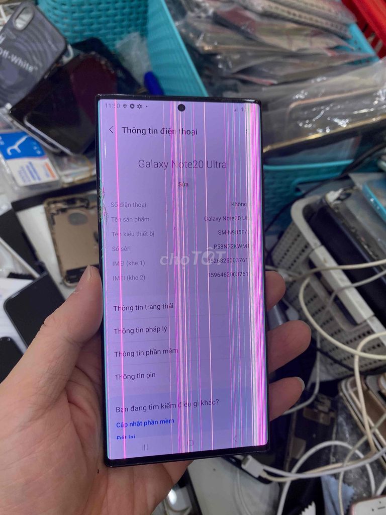 Bán Xác Samsung Note20Ultra bản Việt zin hỏng màn. Mua bán Điện thoại tại Quận Hà Đông Hà Nội được đăng bởi Mạnh Mobile hình 1