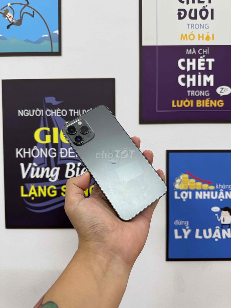 iPhone 12prm màn GX đẹp Full CN main zin bao check