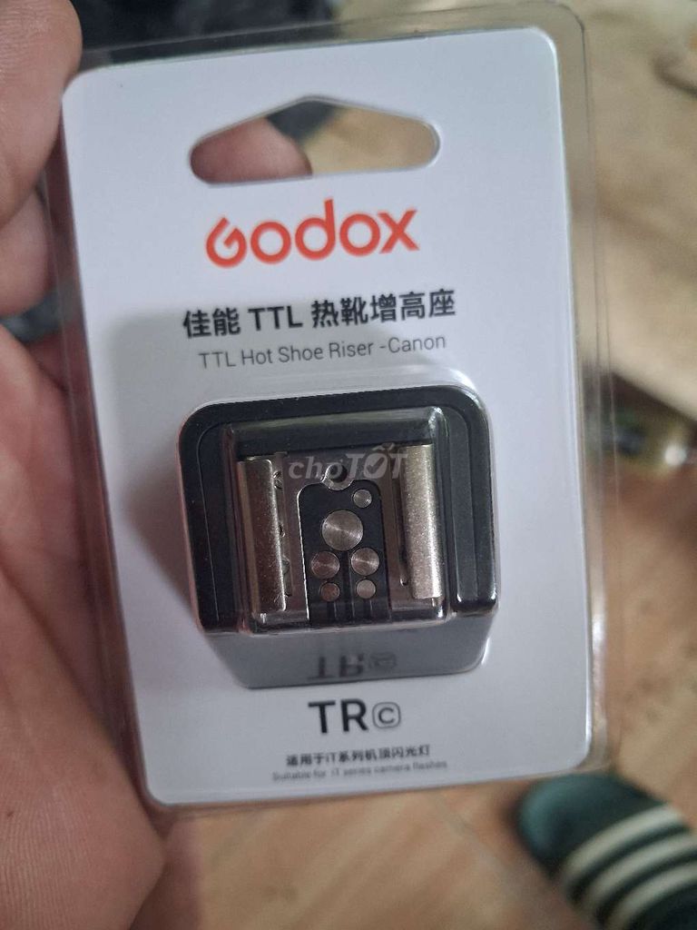 Đế gắn đèn flash Godox TR-C TTL Canon Mới. Mua bán Máy ảnh, Máy quay tại Quận Ninh Kiều Cần Thơ được đăng bởi Hien Nguyen hình 1