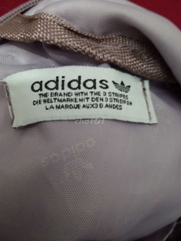 Balo thể thao mini Adidas màu tím cà