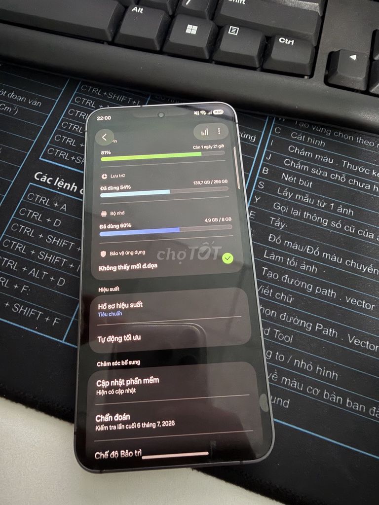 Samsung S24 256GB Xám Đã sử dụng. Mua bán Điện thoại tại Huyện Châu Thành Tiền Giang được đăng bởi Nguyen nhat truong hình 1