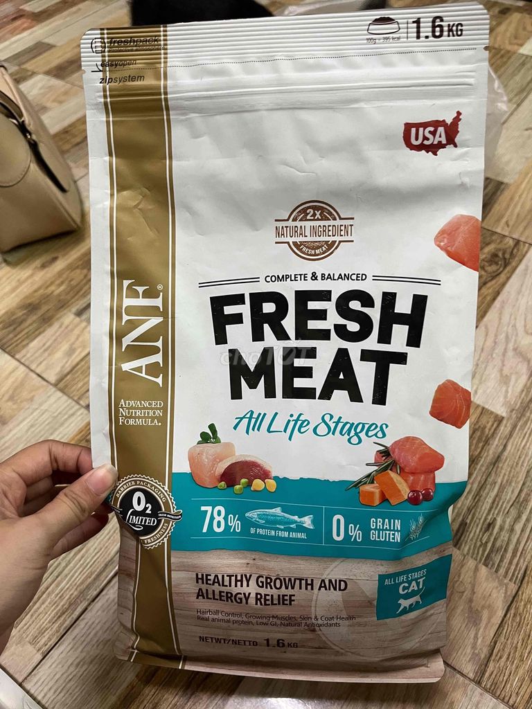 PASS HẠT ANF MÈO 1,6KG. Mua bán Phụ kiện, Thức ăn, Dịch vụ tại Huyện Nhà Bè Tp Hồ Chí Minh được đăng bởi Bùi Thị Thương hình 1