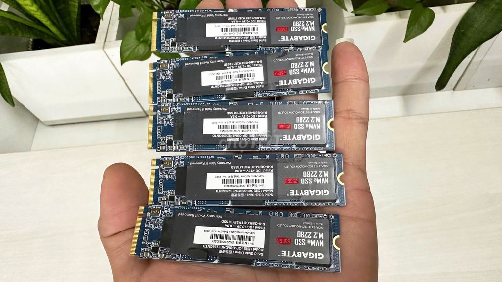 Hàng còn mấy cái NVME Giga 256gb hàng lướt bh 12. Mua bán Linh kiện (RAM, Card...) tại Quận Hải Châu Đà Nẵng được đăng bởi Thiên An  hình 1