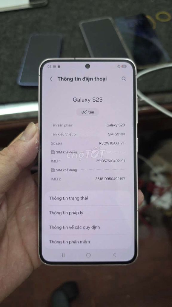 Samsung Galaxy S23 256GB . Mua bán Điện thoại tại Quận Ba Đình Hà Nội được đăng bởi Duc Minh hình 1