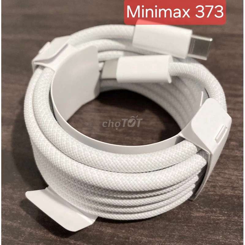 Dây cáp 2 đầu Type C dùng cho Macbook pro dài 2m. Mua bán Phụ kiện (Màn hình, Chuột...) tại Quận 3 Tp Hồ Chí Minh được đăng bởi Minimax 373 hình 1