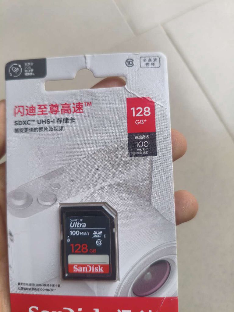 Thẻ nhớ Sandisk SDXC UHS-I 128GB. Mua bán Phụ kiện (Màn hình, Chuột...) tại Thành phố Bến Tre Bến Tre được đăng bởi Bình hình 1