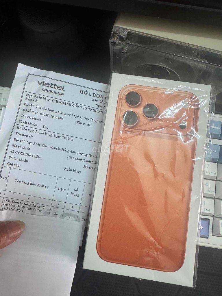 Apple iPhone 17 Pro Max 256GB Cam. Mua bán Điện thoại tại Quận Cẩm Lệ Đà Nẵng được đăng bởi Huawei Chính Hãng Đà Nẵng zz Mua và Bán Đồng Hồ Mới Cũ zz  hình 1
