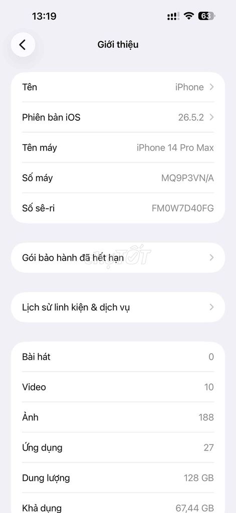 14 Pro Max 128 vn bán hoặc gl android ngang tầm. Mua bán Điện thoại tại Thị xã Bến Cát Bình Dương được đăng bởi Hoàng Long Phùng Gia hình 1