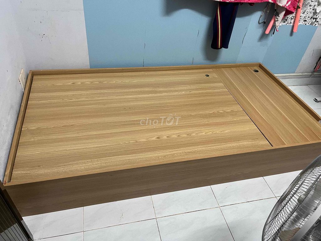 Giường ván ép xanh (MDF) 1m x 2m 2 hộc kéo. Mua bán Giường, chăn ga gối nệm tại Quận 5 Tp Hồ Chí Minh được đăng bởi Khánh phượng hình 1