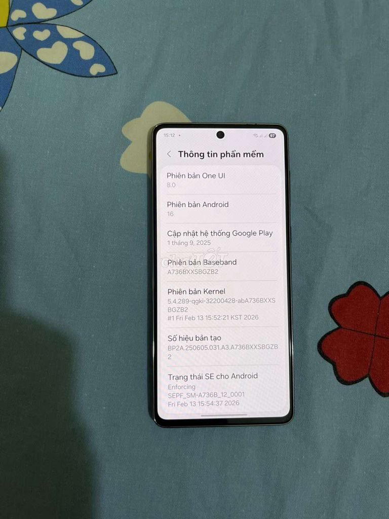 Samsung Galaxy A73 5G 128GB Xám. Mua bán Điện thoại tại Quận Đống Đa Hà Nội được đăng bởi Lê Mạnh hình 1