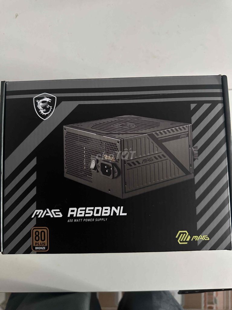 Nguồn máy tính MSI MAG A650BNL. Mua bán Linh kiện (RAM, Card...) tại Huyện Long Phú Sóc Trăng được đăng bởi Sao NB hình 1