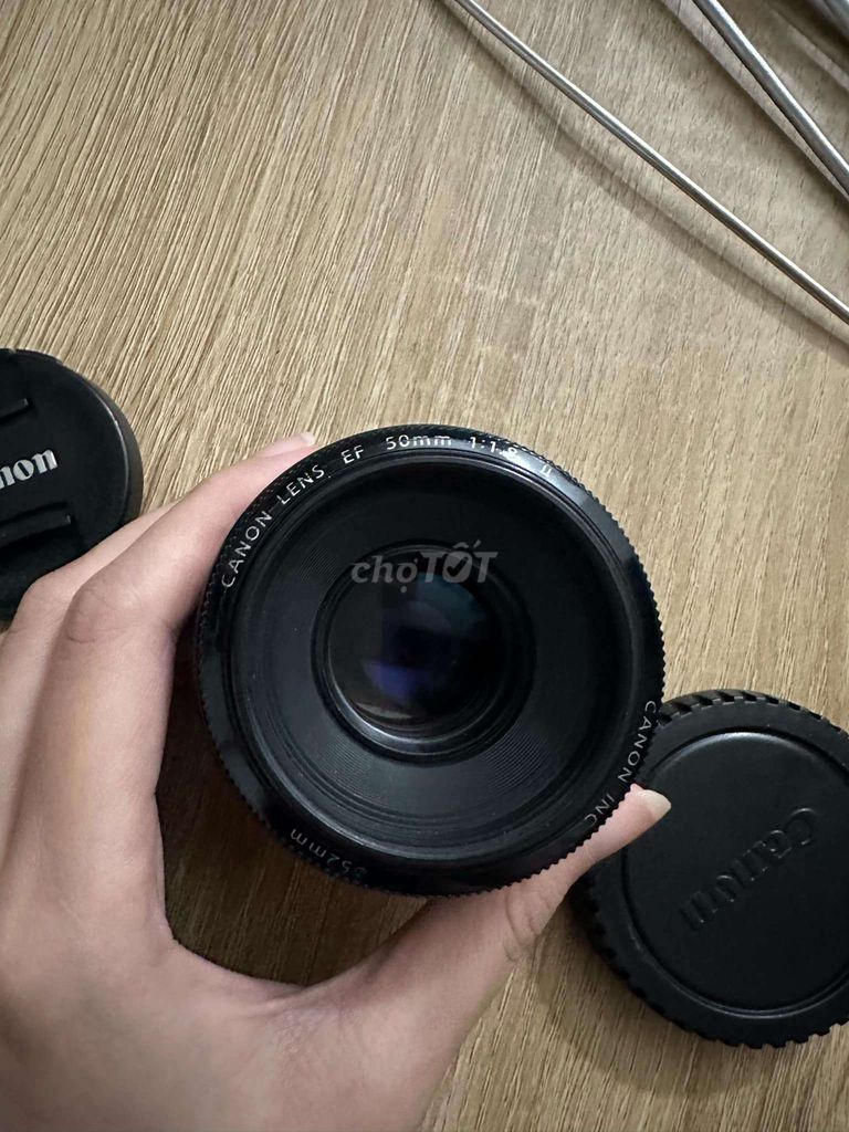 650d + 50 f1.8 ii+ kit 18-55+ thẻ 32+túi+dây+sạc