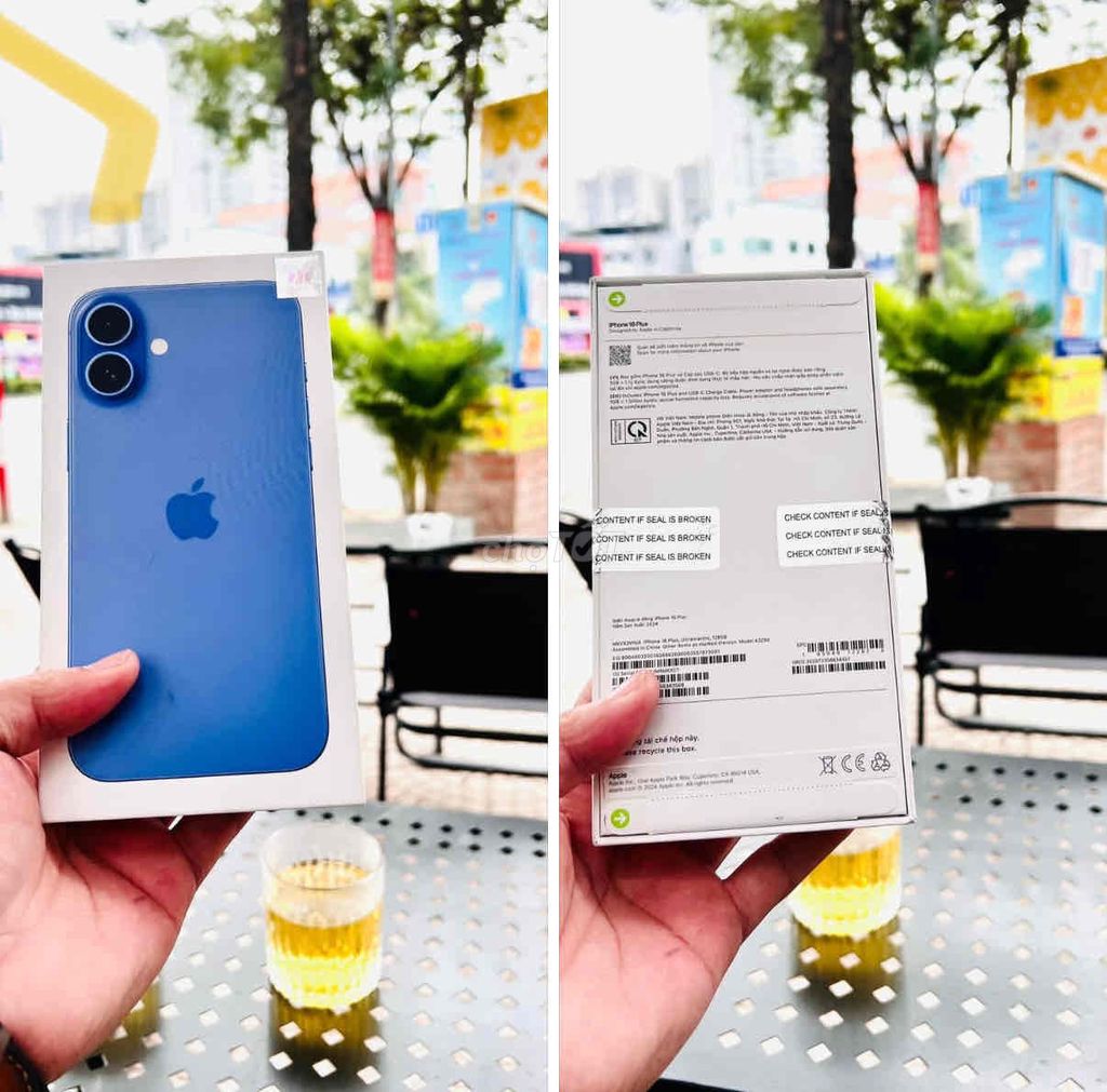 iPhone 16 Plus 128GB Xanh dương FULLBOX Apple 2026