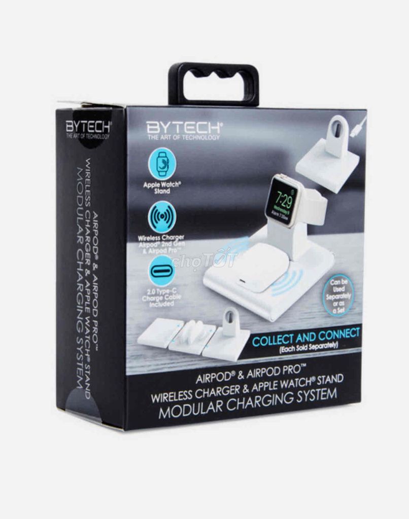 Đế sạc đa năng Bytech Trắng. Mua bán Phụ kiện (Màn hình, Chuột...) tại Huyện Phong Điền Cần Thơ được đăng bởi bibi kitty hình 1