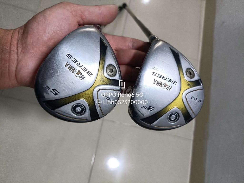 Cặp gậygỗ 3-5 Honma 2sao Gậy golf Honma Beres 2sao