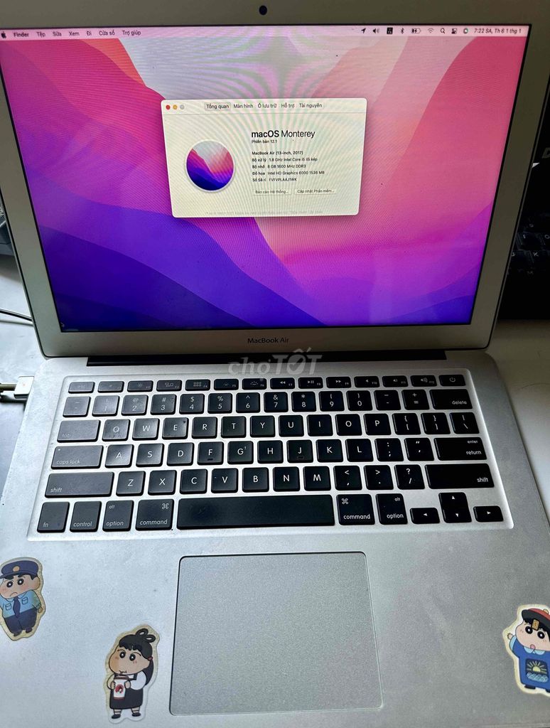 Bán rẻ Macbook Air , máy nữ dùng mới 99%. Mua bán Laptop tại Quận Gò Vấp Tp Hồ Chí Minh được đăng bởi Anh Quốc hình 1