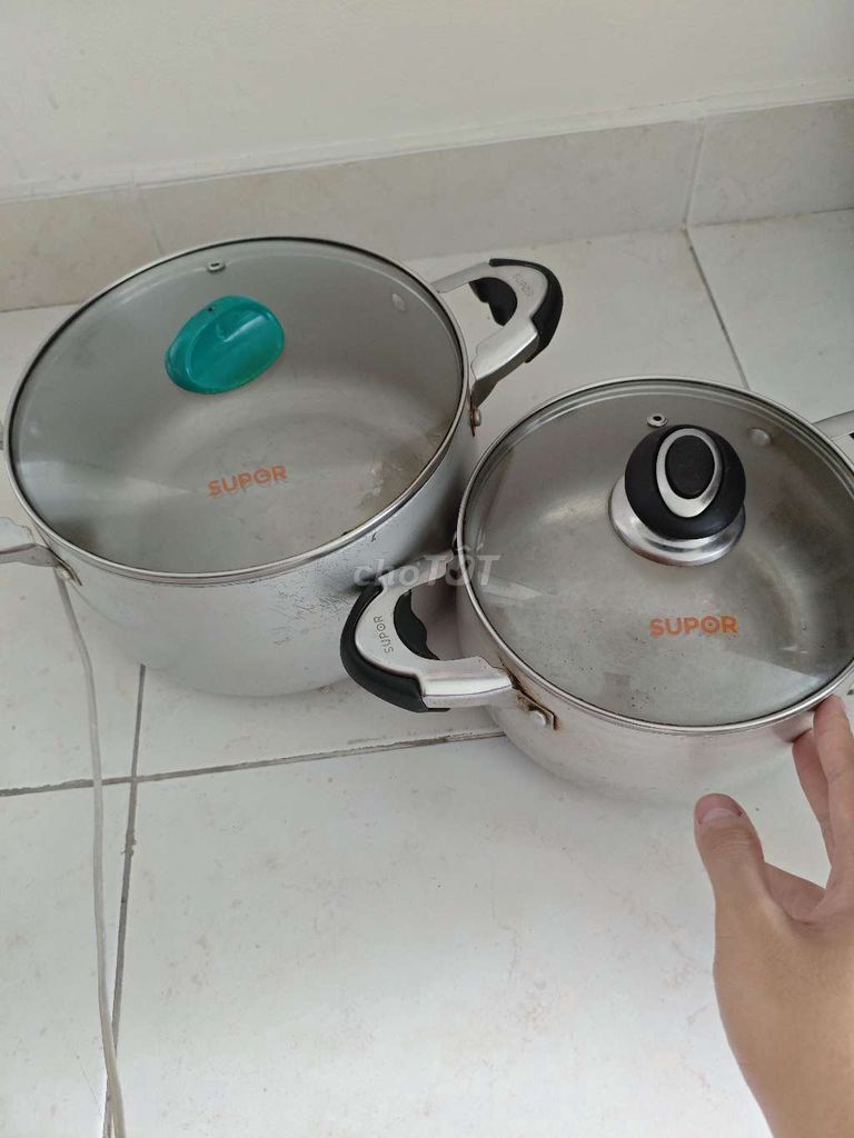 Nồi Supor Nhôm Bạc 20cm, 24cm. Mua bán Dụng cụ nhà bếp tại Quận 7 Tp Hồ Chí Minh được đăng bởi Lê Phú Khang hình 1