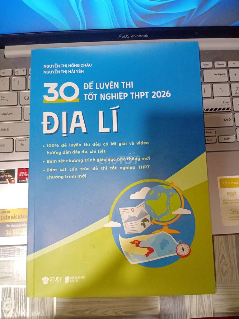 Sách Luyện thi THPT Địa Lí 30 Đề 2026. Mua bán Sách tại Thị xã Tân Châu An Giang được đăng bởi Trịnh Long hình 1