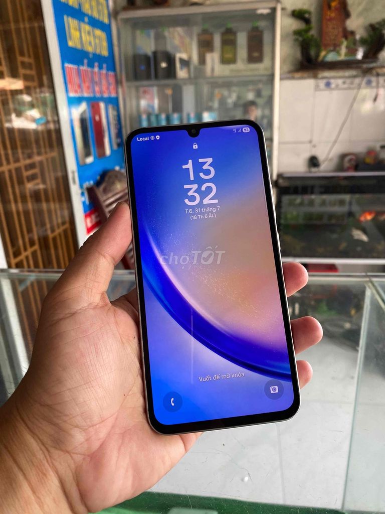 Samsung Galaxy A34 5G 128GB Bạc. Mua bán Điện thoại tại Huyện Củ Chi Tp Hồ Chí Minh được đăng bởi nguyễn quốc Thắng hình 1