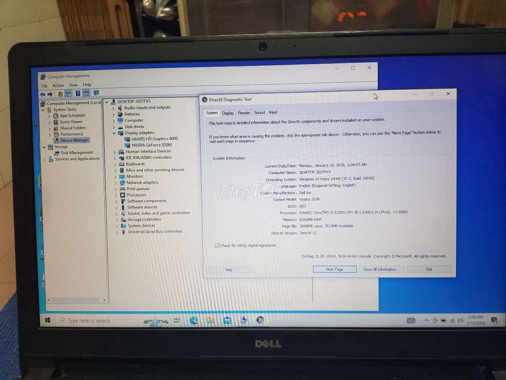 Dell 3558 i5 5250u/8/128g/2 vga. Mua bán Laptop tại Quận Tân Phú Tp Hồ Chí Minh được đăng bởi Lơi hình 1