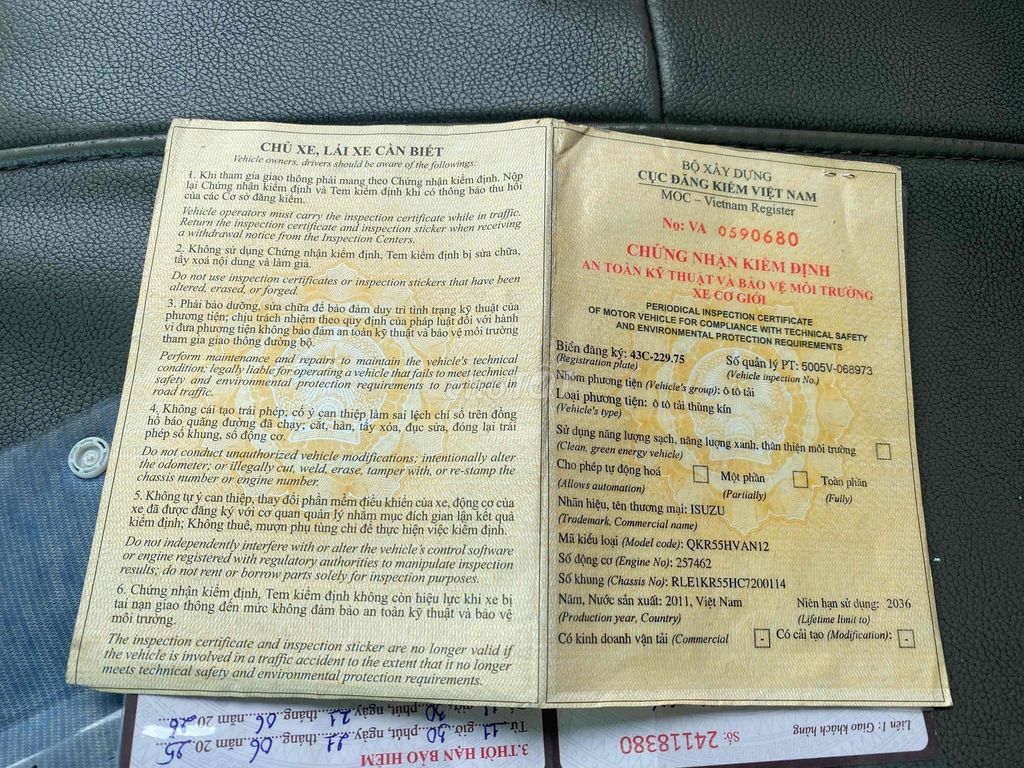 isuzu thùng kín 2011. Mua bán Xe tải, xe ben tại Quận Hải Châu Đà Nẵng được đăng bởi phamcongminh hình 14