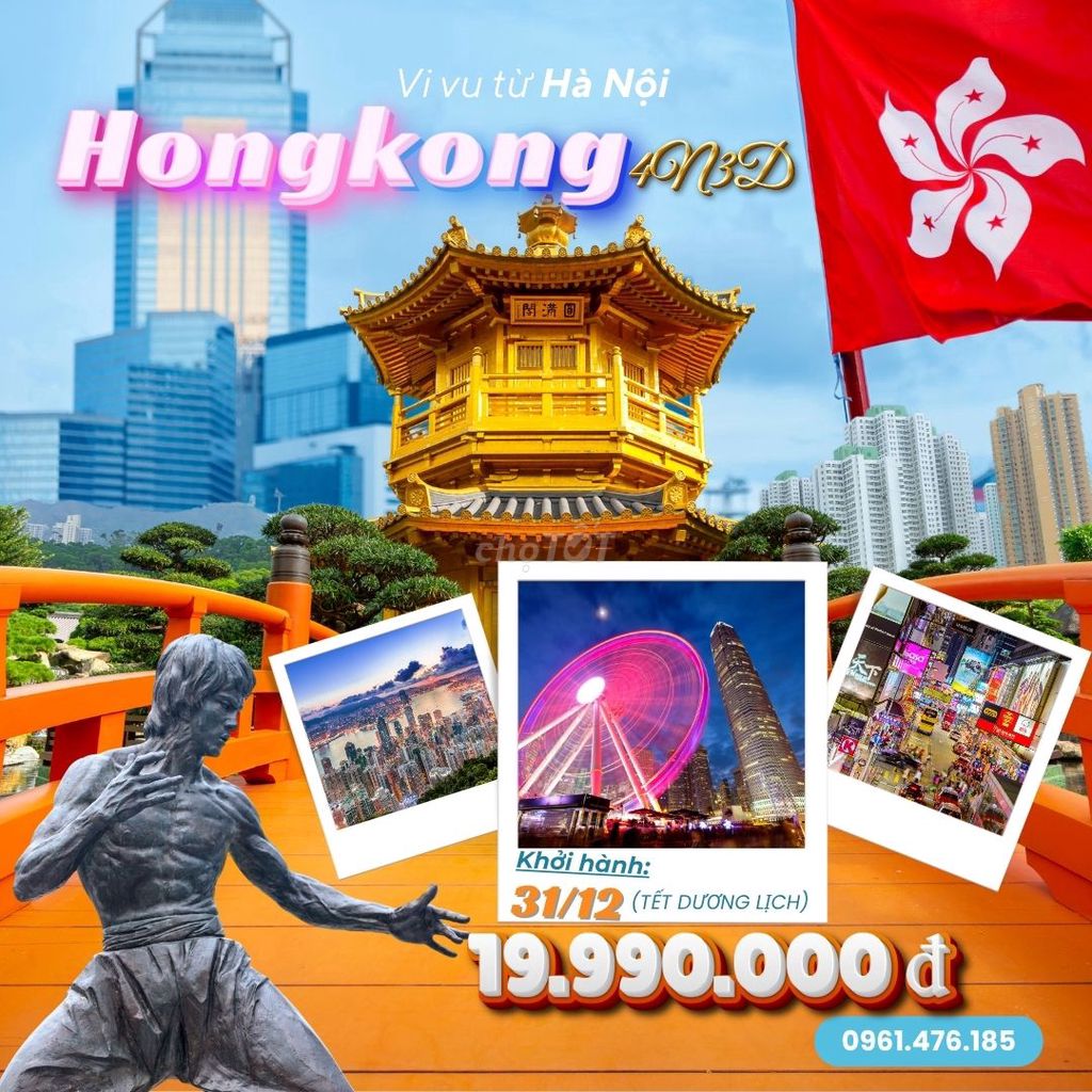 Hà Nội - Hongkong 4N3Đ