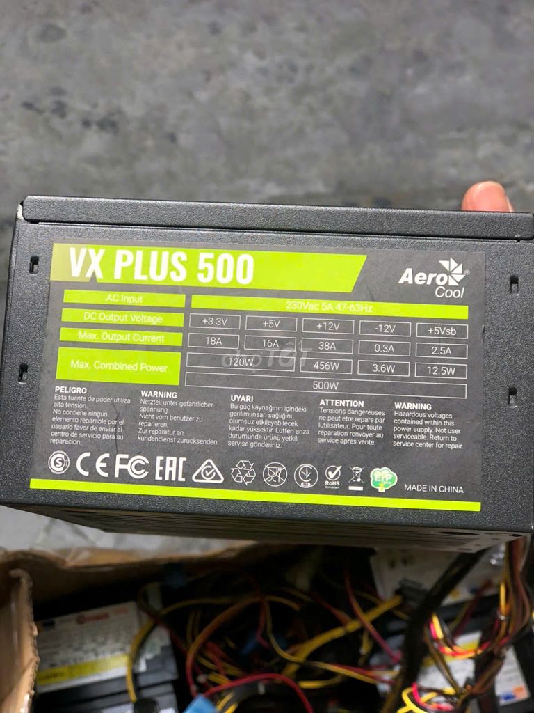 NGUỒN 500W VX PLUS AERO COOL NHƯ NEW