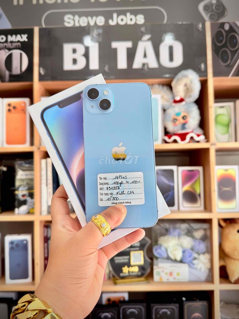 iPhone 14 Plus 128GB Xanh. Mua bán Điện thoại tại Thành phố Long Xuyên An Giang được đăng bởi Bi Táo Store hình 1