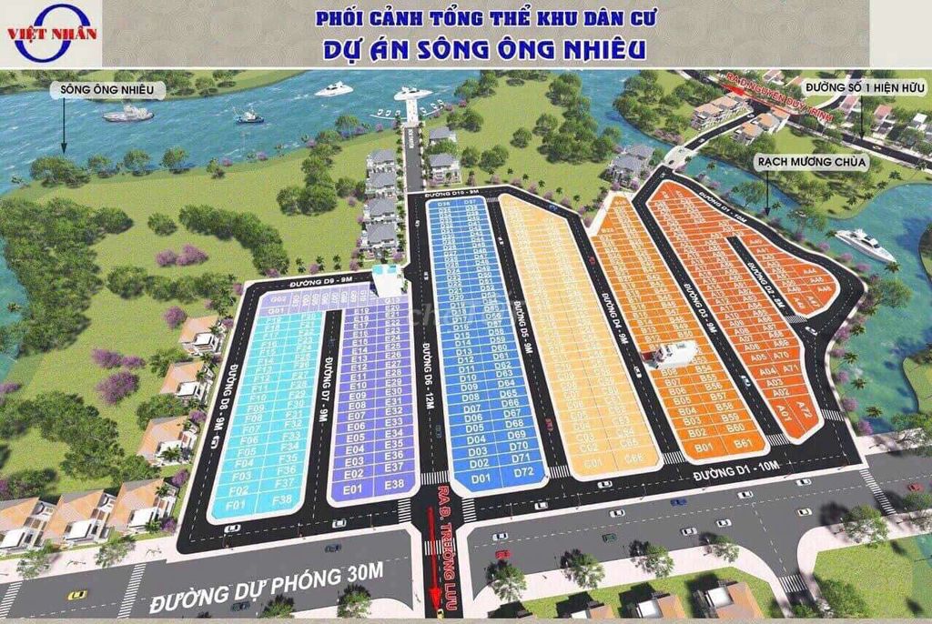 Lô góc 90m2(7x12,8), Da đs1 cầu Ông Nhiêu, P Long Trường, Q9 cũ, HCM