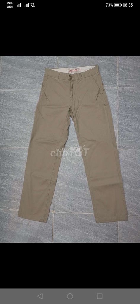 Quần kaki Dickies Classic Vintage Nâu size 28. Mua bán Quần áo tại Quận Gò Vấp Tp Hồ Chí Minh được đăng bởi LogiaShop2hands hình 1
