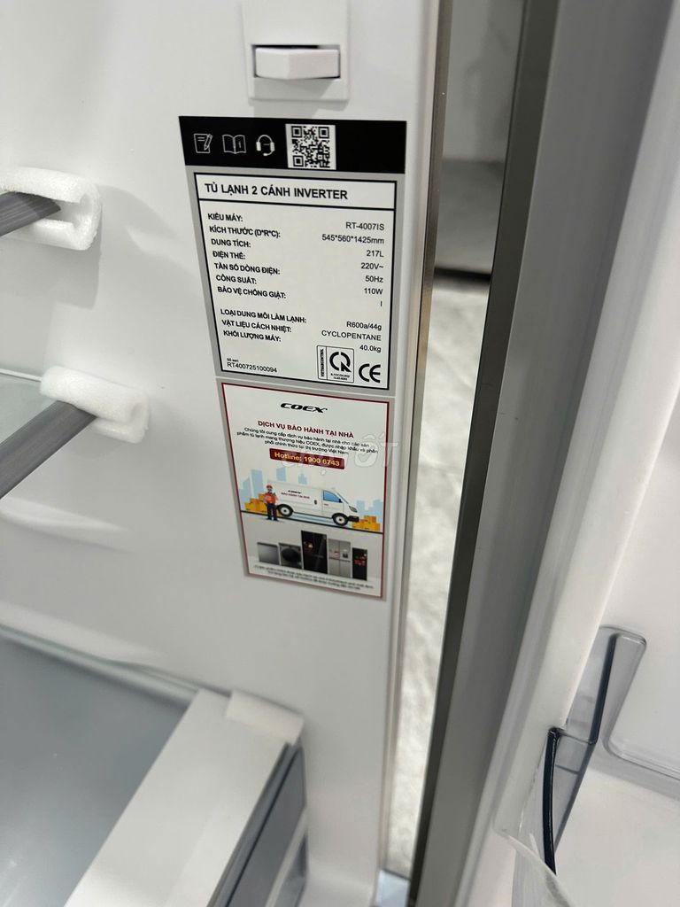 Tủ lạnh Coex 197L 2 cửa. Mua bán Tủ lạnh tại Quận Long Biên Hà Nội được đăng bởi Lien Tran hình 1