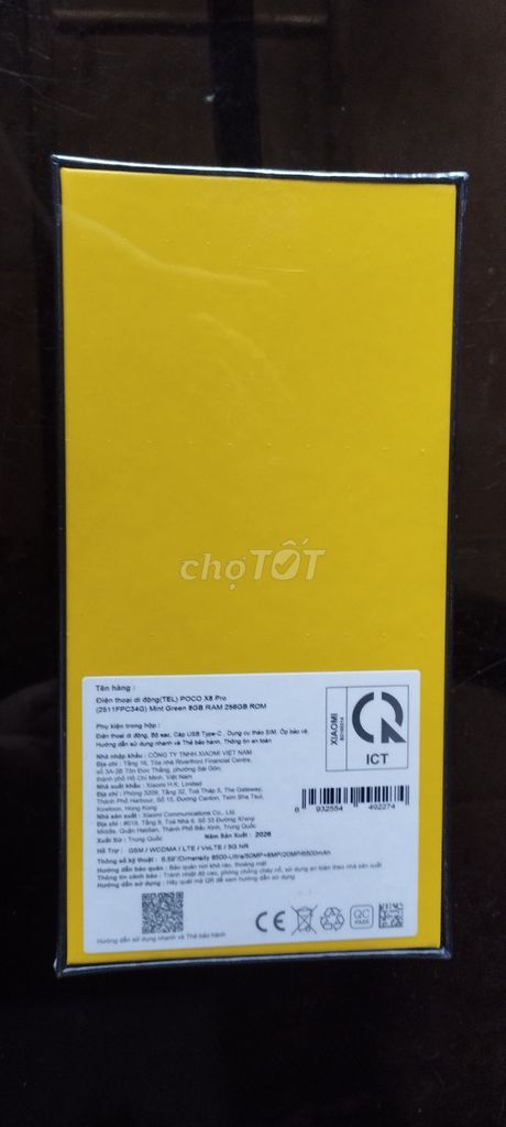 POCO X8 Pro 256GB Xanh lá. Mua bán Điện thoại tại Thành phố Biên Hòa Đồng Nai được đăng bởi vu xuan hình 1
