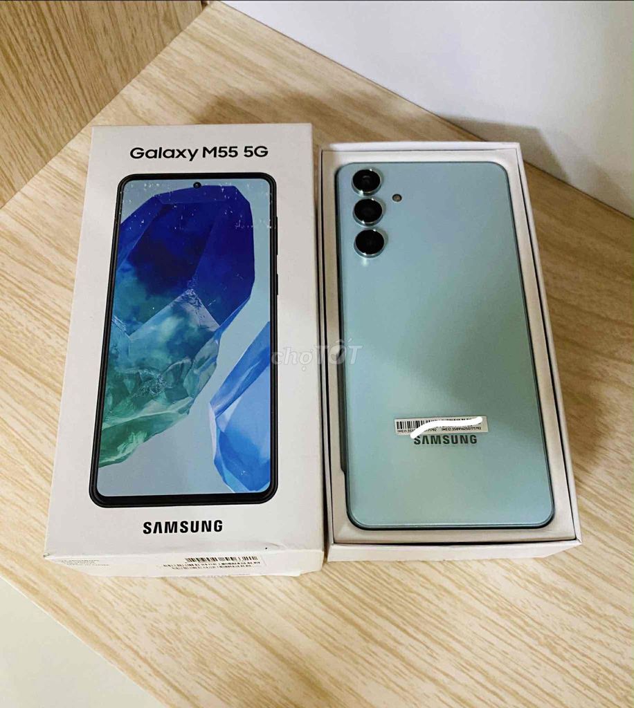 Samsung Galaxy M55 5G 256GB Xanh ngọc Like New. Mua bán Điện thoại tại Quận Cẩm Lệ Đà Nẵng được đăng bởi Chuyên Hàng Công Ty hình 1