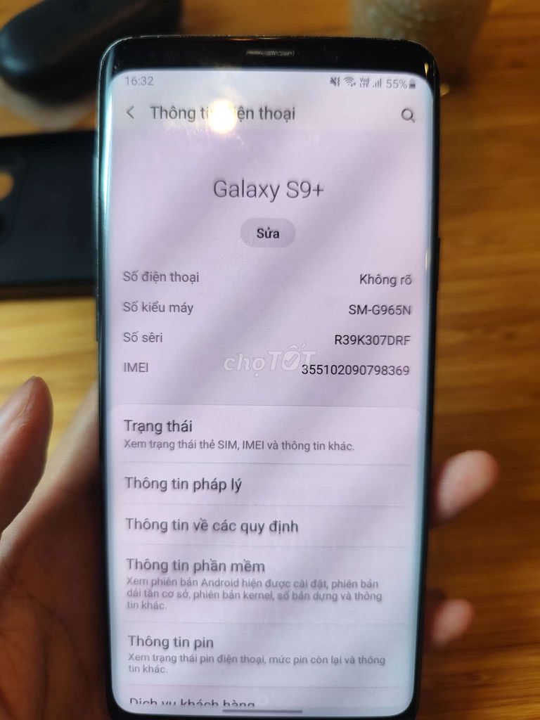 Samsung Galaxy S9+ 256GB Đen. Mua bán Điện thoại tại Quận Đống Đa Hà Nội được đăng bởi nguyễn văn ngọc hình 1