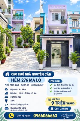 Townhouse 56 m² · 3 bed · Đường Mã Lò