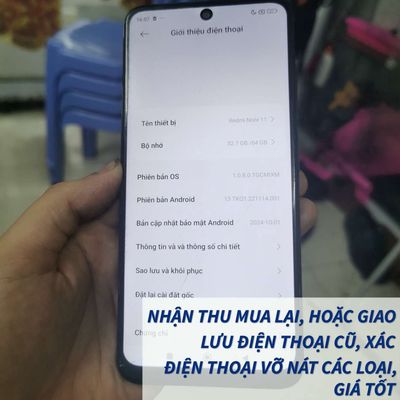 XIAOMI NOTE 11 RAM 4GB+1 CHỈ 1,4TR Ở T PLUS MOBILE. Mua bán Điện thoại tại Thành phố Huế Thừa Thiên Huế được đăng bởi T PLUS MOBILE MUA BÁN ĐIỆN THOẠI
