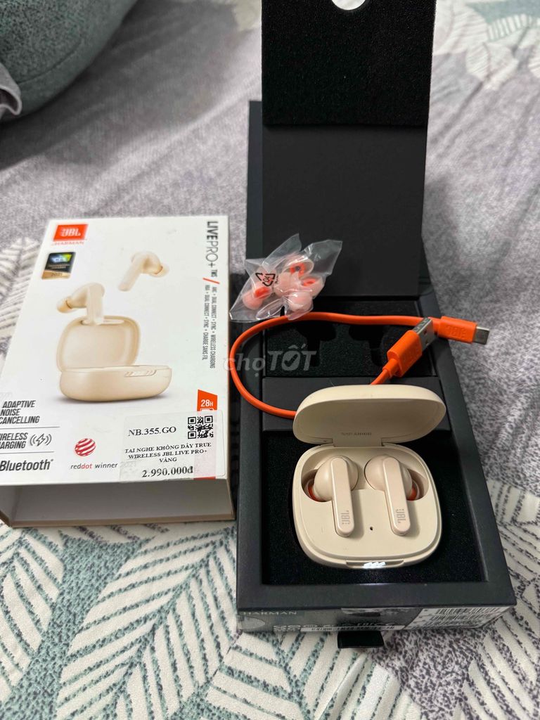 Tai nghe JBL Live Pro+ Kem. Mua bán Tivi, Âm thanh tại Thành phố Sóc Trăng Sóc Trăng được đăng bởi Phuongdhl hình 1