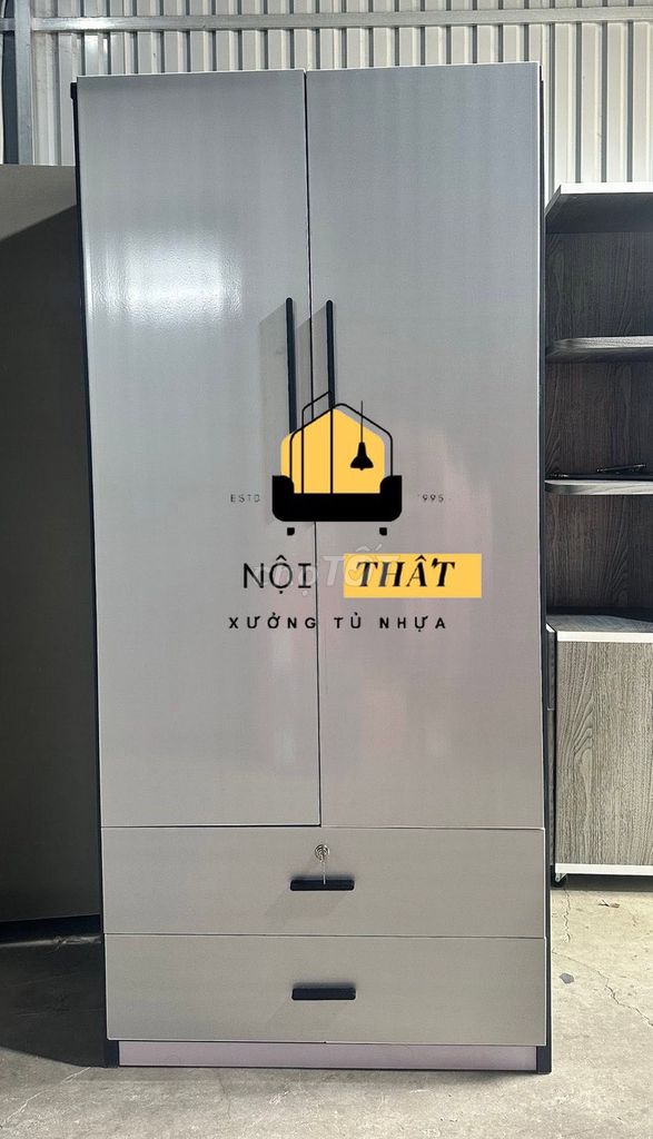 Tủ quần áo Nhựa Đài Loan Xám 1m8x82x45cm. Mua bán Tủ, kệ gia đình tại Huyện Trảng Bàng Tây Ninh được đăng bởi Cửa Hàng Nội Thất hình 1