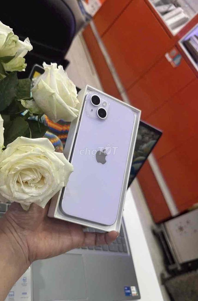 14 Plus 256GB Tím ZP/A có sim pin 93. Mua bán Điện thoại tại Quận 3 Tp Hồ Chí Minh được đăng bởi Nam Á Mobile hình 1