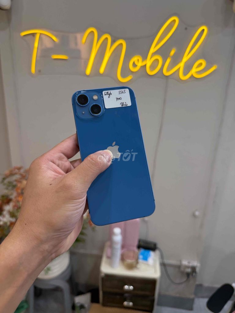 iPhone 13 128GB Xanh dương zin pin 100%. Mua bán Điện thoại tại Quận Thanh Xuân Hà Nội được đăng bởi Ngô Tráng T Mobile hình 1