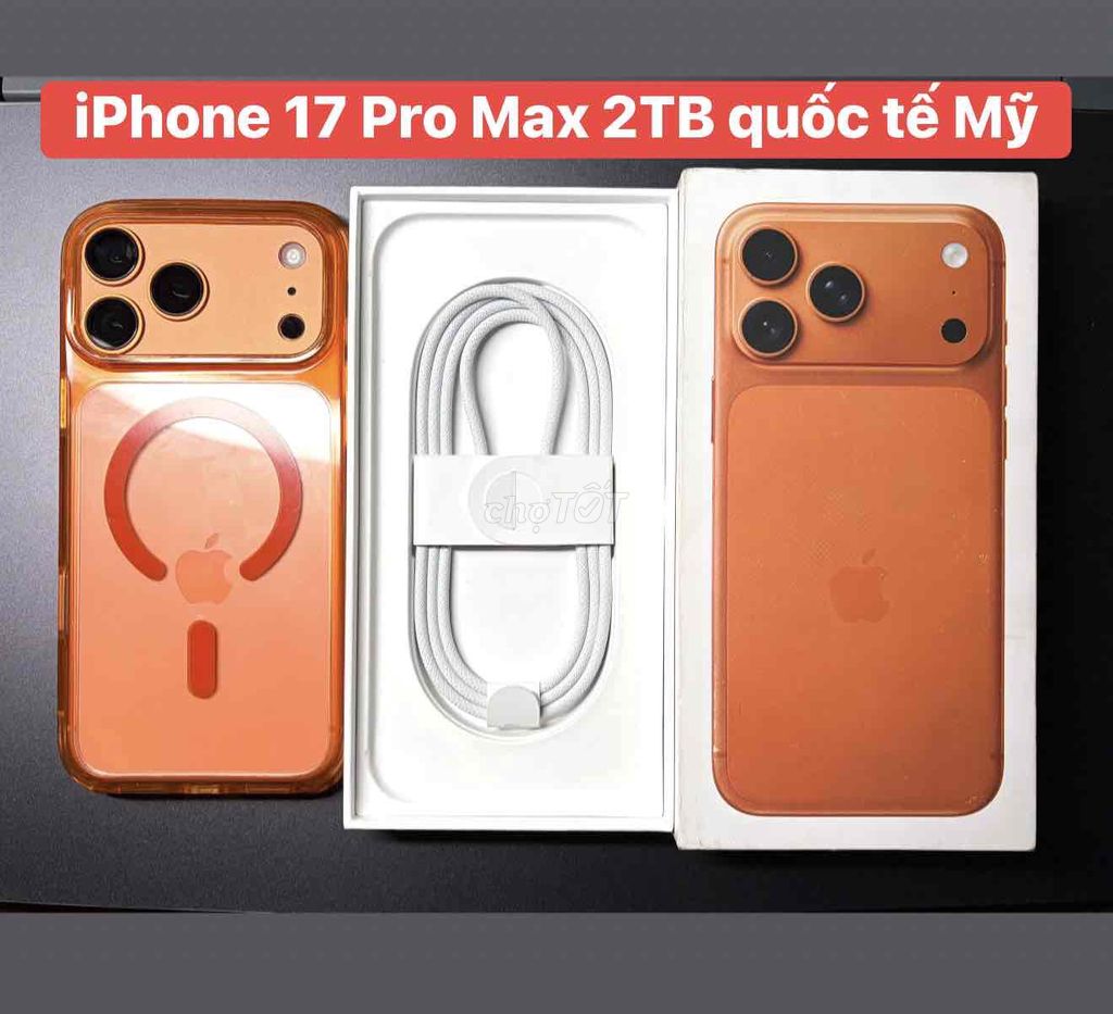 iPhone 17 Pro Max 2TB quốc tế Mỹ - Sạc 27 lần p100. Mua bán Điện thoại tại Quận 4 Tp Hồ Chí Minh được đăng bởi Bảo Nam  hình 1