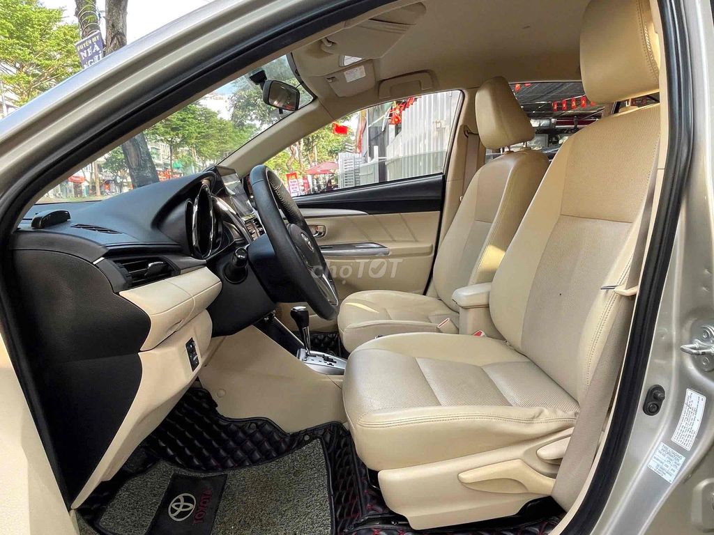 Toyota Vios 1.5G sx 2016 màu vàng cát đẹp. Mua bán Ô tô tại Quận Cầu Giấy Hà Nội được đăng bởi Cao Quý hình 5