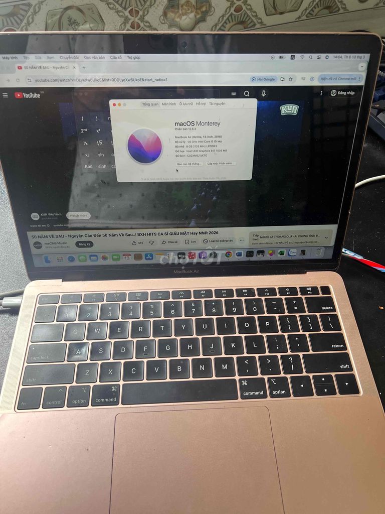 Apple MacBook Air i5 8GB/256GB. Mua bán Laptop tại Thành phố Dĩ An Bình Dương được đăng bởi huy hình 1